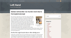 Desktop Screenshot of lefthand.dk