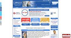 Desktop Screenshot of lefthand.pl